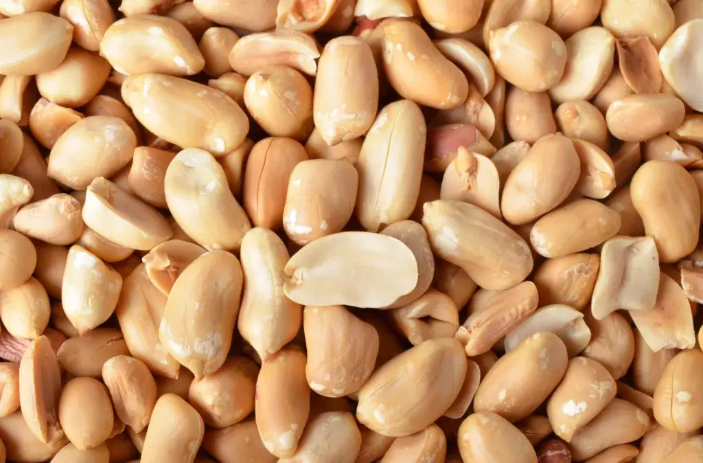 Unsalted peanuts