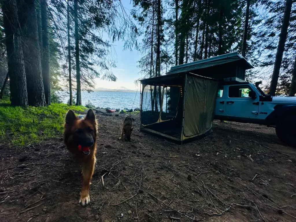 Camping at Crane Prairie Lake