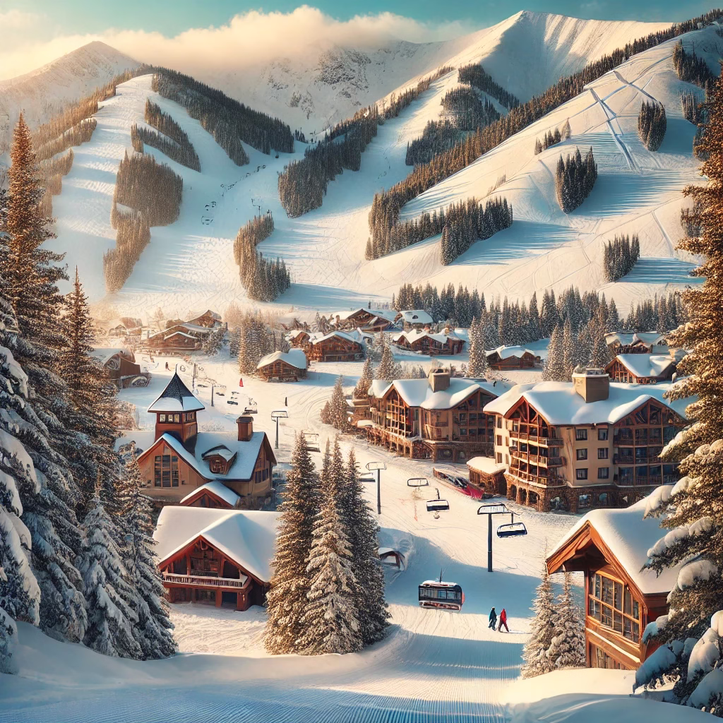 Rendering of Sun Valley Ski Resort